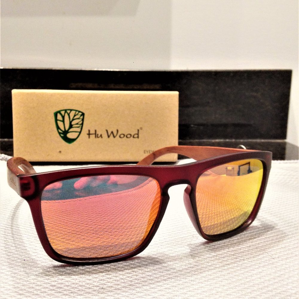 Hu Wood Natural Bamboo Sunglasses